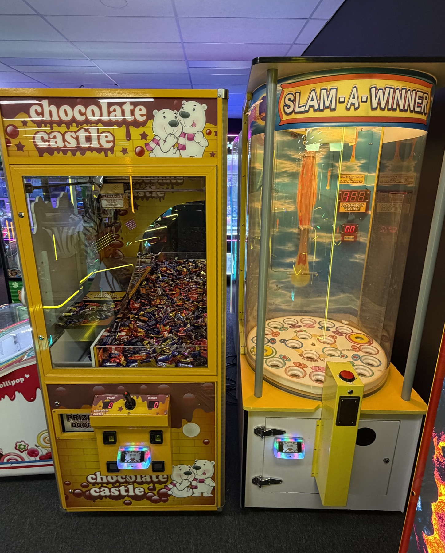 Arcade machine detail