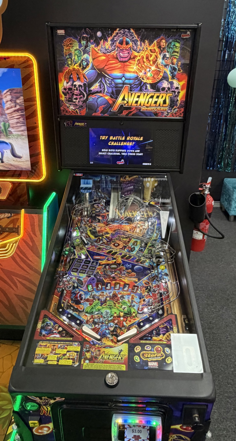 Tall arcade cabinet